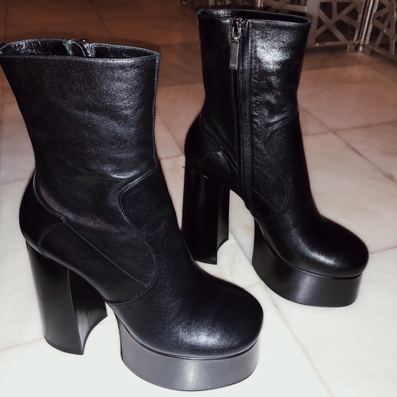 SAINT LAURENT BILLY PLATFORM BOOTIE // SIZE 38 - Picture 6 of 8